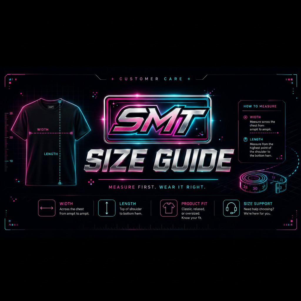 SeayMy T.Tee’s size guide visual