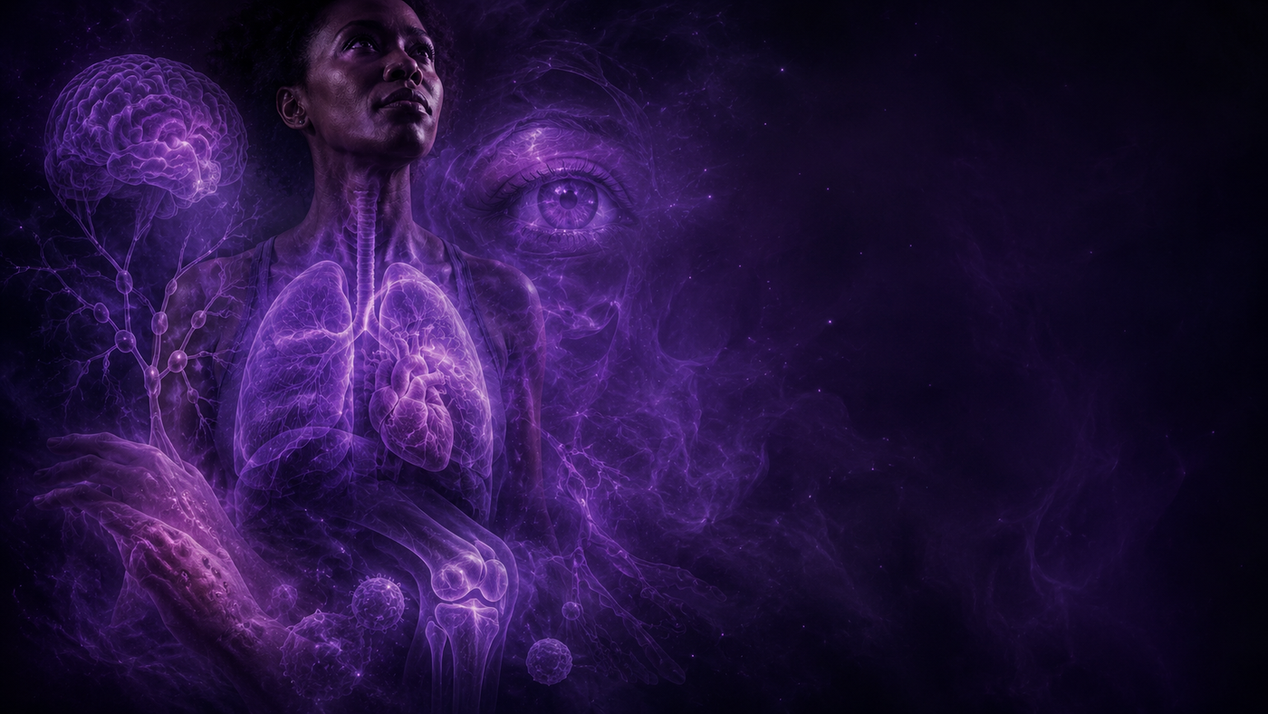 Purple anatomical image representing sarcoidosis and autoimmune disease