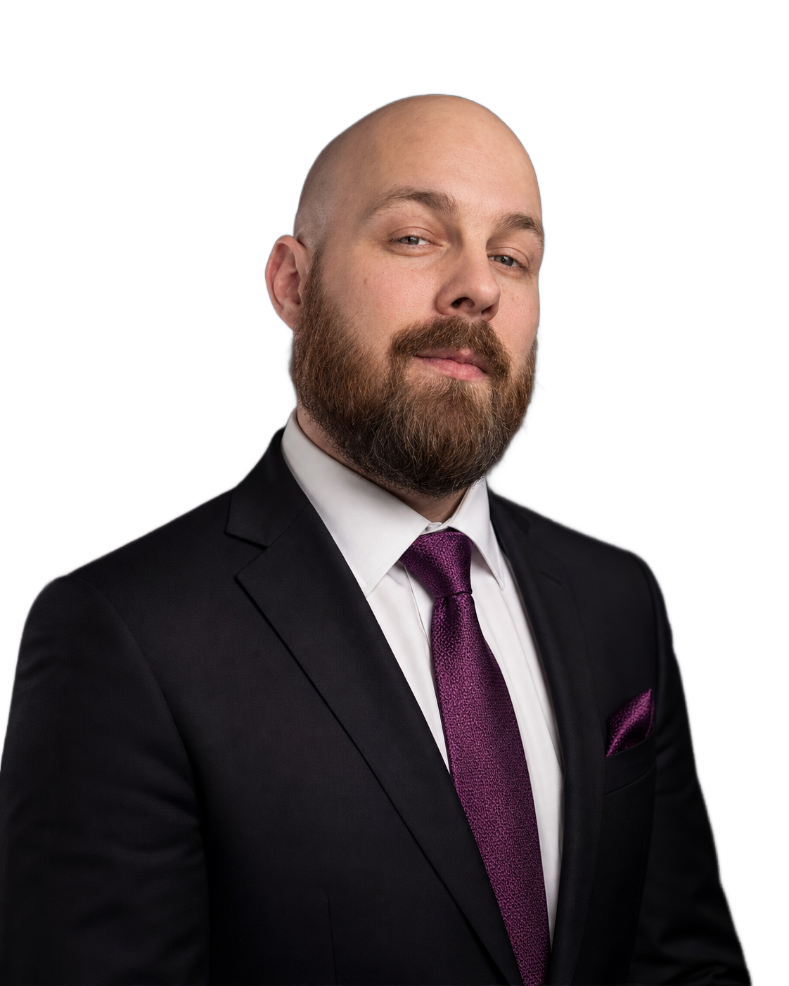 Founder Tyler Scott Seay in a suit for Sarc Awareness