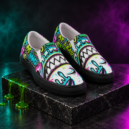 The Drip Series Slip-On Canvas Shoes — cinematic product view
