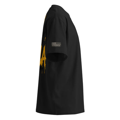 NILLA Drip Series Special Edition oversized tee in Black, right side view